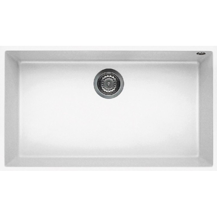 Zlewozmywak Elleci QUADRA 130 KERATEK PLUS biały LKQ13096BSO