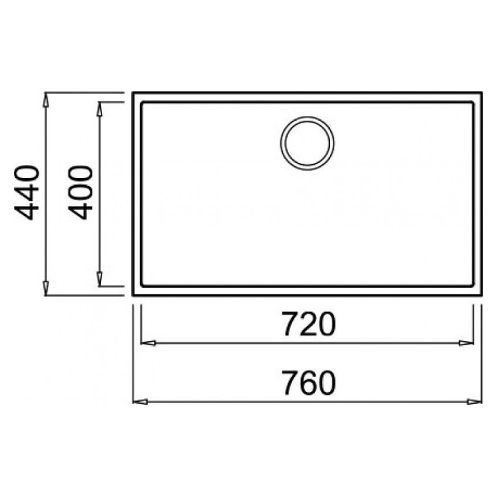 Zlewozmywak Elleci QUADRA 130 KERATEK PLUS dove grey LKQ13093BSO
