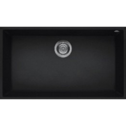 Zlewozmywak Elleci QUADRA 130 KERATEK PLUS czarny LKQ13086BSO