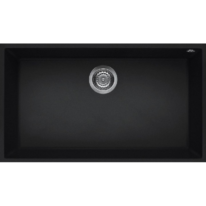 Zlewozmywak Elleci QUADRA 130 KERATEK PLUS czarny LKQ13086BSO