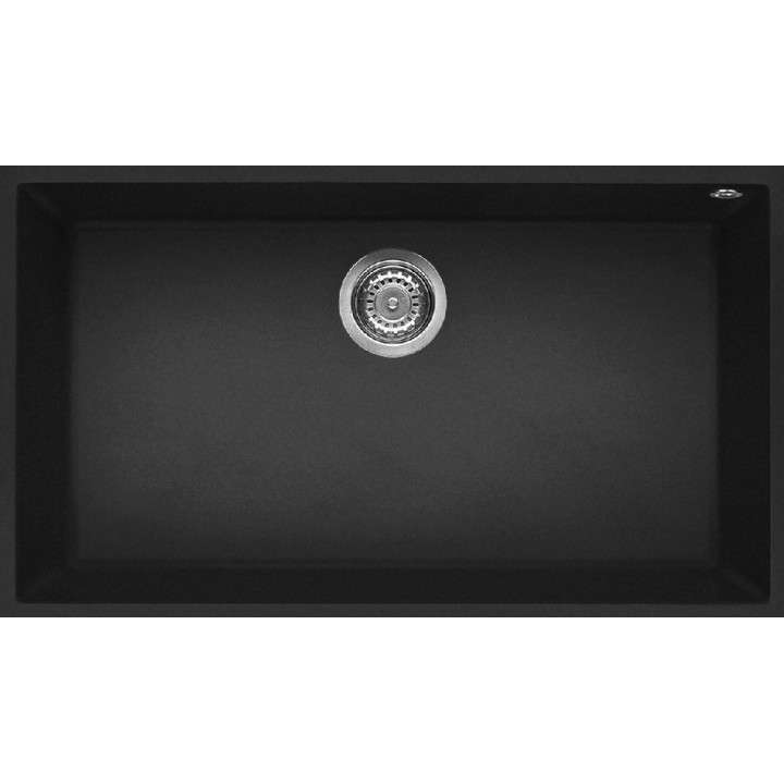 Zlewozmywak ELLECI QUADRA 130 GRANITEK nero LGQ13040BSO