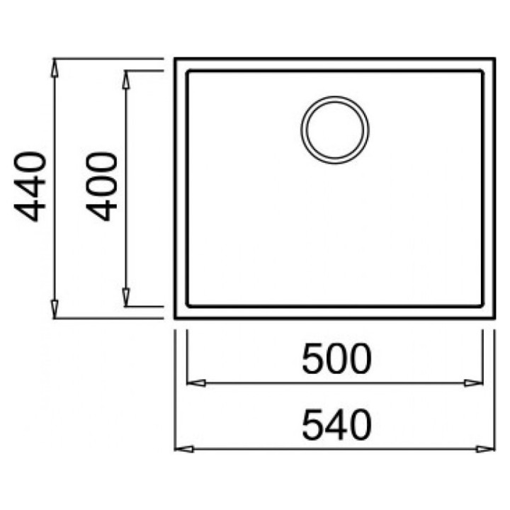 Zlewozmywak ELLECI QUADRA 105 BSO KERATEK PLUS szampan LKQ10595BSO