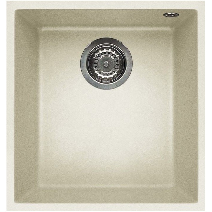 Zlewozmywak ELLECI QUADRA 100 BSO GRANITEK bianco antico LGQ10062BSO