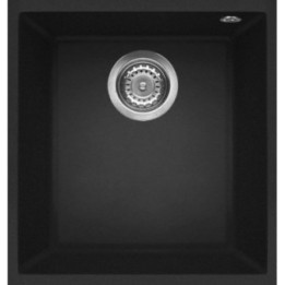 Zlewozmywak ELLECI QUADRA 100 BSO GRANITEK nero LGQ10040BSO