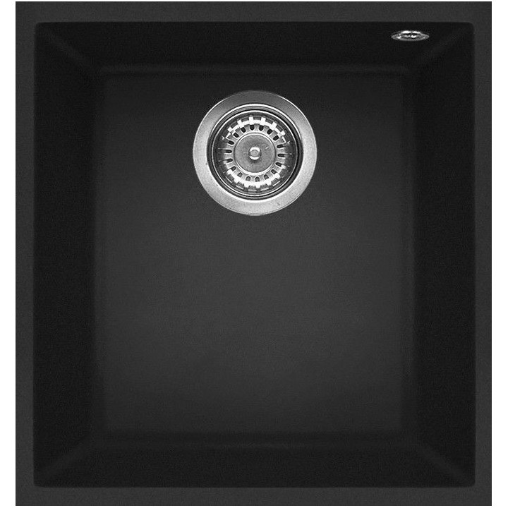 Zlewozmywak ELLECI QUADRA 100 BSO GRANITEK nero LGQ10040BSO