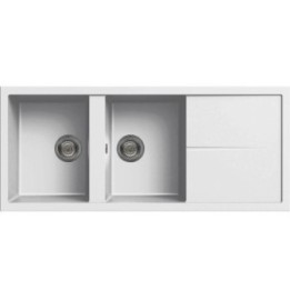 Zlewozmywak ELLECI UNICO 500 GRANITEK bianco LGU50068