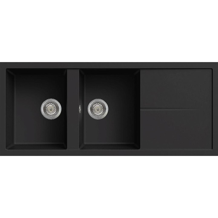 Zlewozmywak ELLECI UNICO 500 GRANITEK nero LGU50040