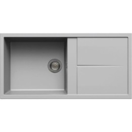 Zlewozmywak ELLECI UNICO 480 METALTEK aluminium LMU48079