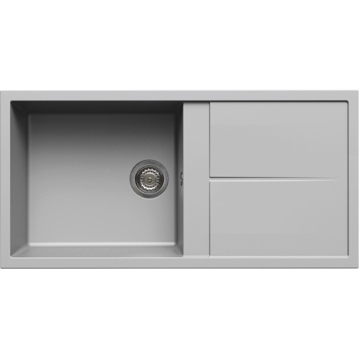 Zlewozmywak ELLECI UNICO 480 METALTEK aluminium LMU48079