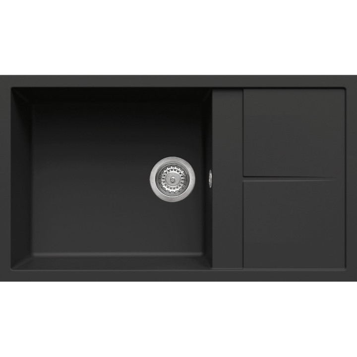 Zlewozmywak ELLECI UNICO 410 GRANITEK nero LGU41040