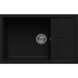 Zlewozmywak ELLECI UNICO 310 KERATEK PLUS czarny LKU31086