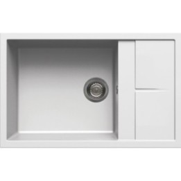 Zlewozmywak ELLECI UNICO 310 GRANITEK bianco LGU31068