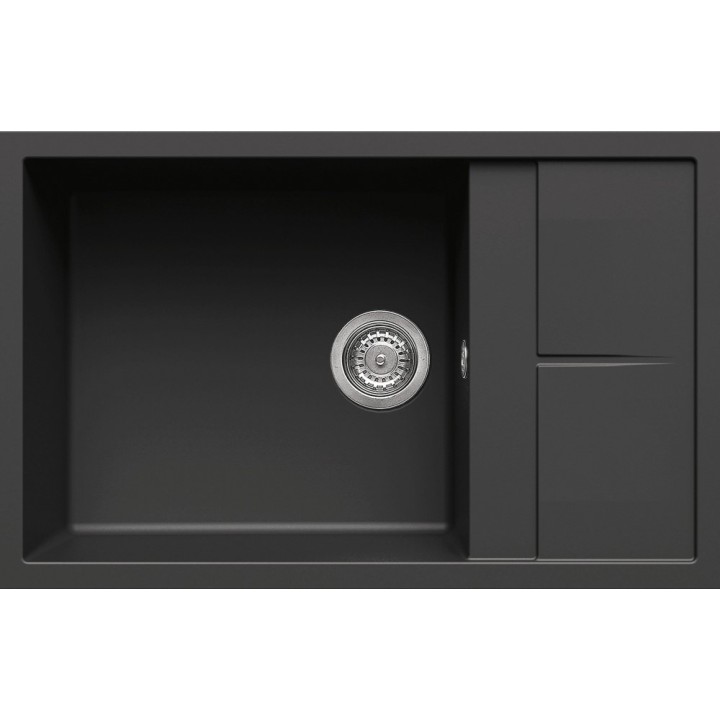 Zlewozmywak ELLECI UNICO 310 GRANITEK nero LGU31040