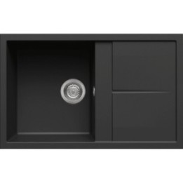 Zlewozmywak ELLECI UNICO 300 GRANITEK nero LGU30040