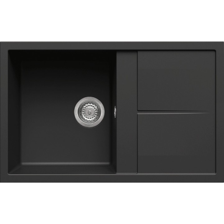 Zlewozmywak ELLECI UNICO 300 GRANITEK nero LGU30040