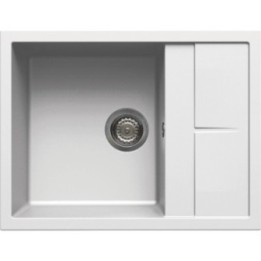 Zlewozmywak ELLECI UNICO 125 GRANITEK bianco LGU12568