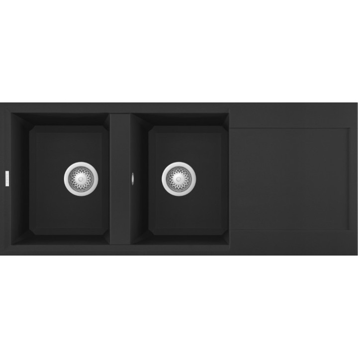 Zlewozmywak ELLECI EASY 500 GRANITEK nero LGY50040