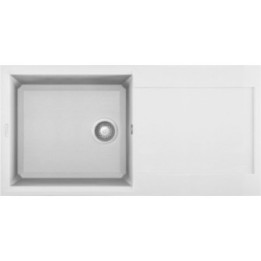 Zlewozmywak ELLECI EASY 480 GRANITEK bianco LGY48068