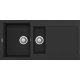 Zlewozmywak ELLECI EASY 475 GRANITEK nero LGY47540