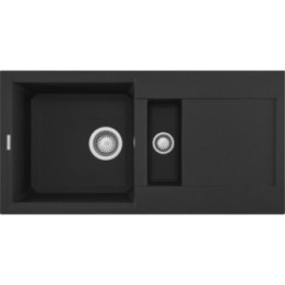 Zlewozmywak ELLECI EASY 425 GRANITEK nero LGY42540