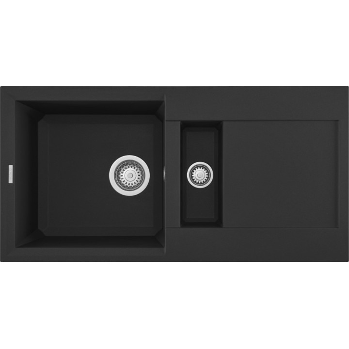 Zlewozmywak ELLECI EASY 425 GRANITEK nero LGY42540