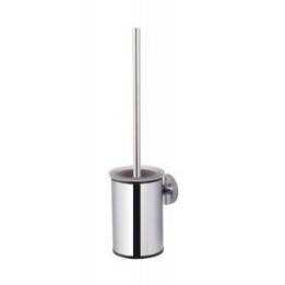 Szczotka WC niska wisząca wkład szklany 9 cm x 11,5 cm x 37 cm Stella Classic 07.434