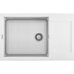 Zlewozmywak ELLECI EASY 310 GRANITEK bianco LGY31068