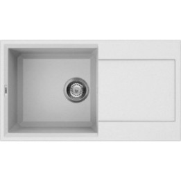 Zlewozmywak ELLECI EASY 290 GRANITEK bianco LGY29068
