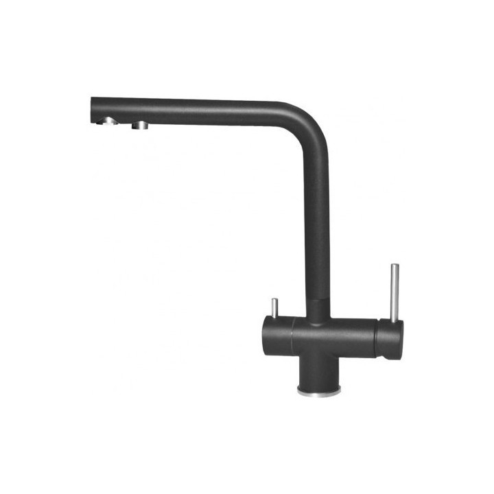 Bateria kuchenna ELLECI TOURMALINE GRANITEK nero MGKTOU40
