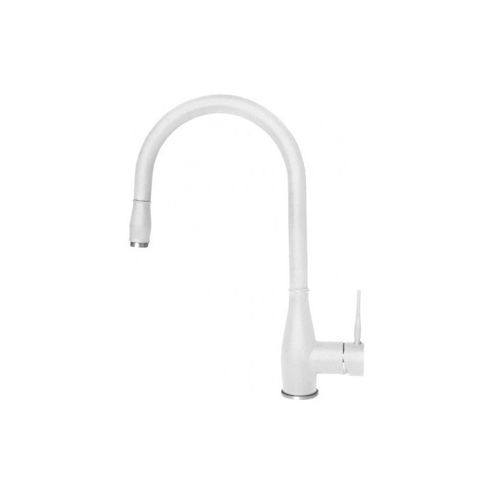 Bateria kuchenna ELLECI NEVA GRANITEK bianco MGKNEV68