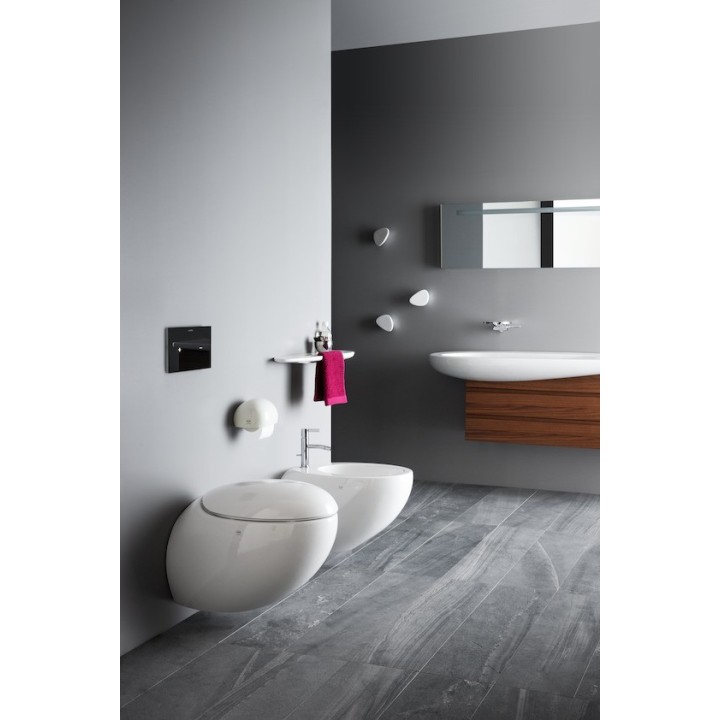Deska WC wolnoopadająca Laufen IL Bagno Alessi One biała H8929710000001