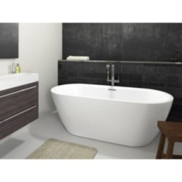 Wanna wolnostojąca RIHO INSPIRE 160 x 75 x 59,5 cm biała mat B091001105