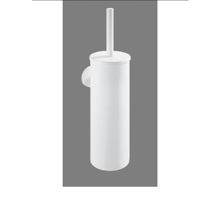 Szczotka WC wysoka wisząca 9,5 cm x 11,5 cm x 38 cm Stella Classic 07.435-W biały