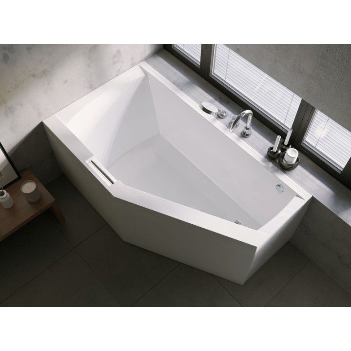Wanna RIHO GETA PLUG&PLAY 160 x 90 x 62 cm wersja prawa biały połysk B029008005