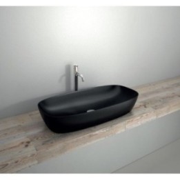 Umywalka nablatowa Catalano GREEN LUX 60 60x40 cm czarna mat. 160APGRLXNS