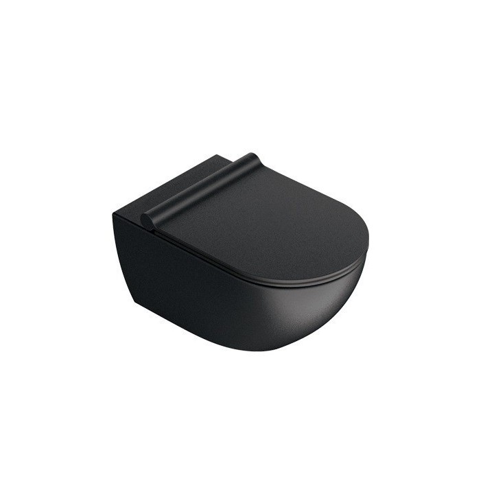 MISKA WC CATALANO SFERA NEW FLASH BEZRANTOWA 35X55 CZARNY MATOWY 1VSF54RNS