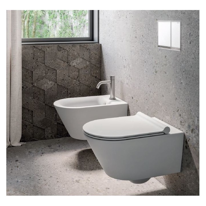 MISKA WC CATALANO ZERO NEW 55 NEWFLUSH BIAŁY MAT. 1VS55NRBM