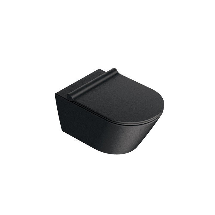 MISKA WC CATALANO ZERO NEW 55 NEWFLUSH CZARNY MAT. 1VS55NRNS