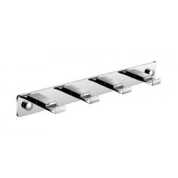 Listwa 4 haczyki płaskie 26 cm x 4,5 cm x 3 cm Stella Dodatki 18.064
