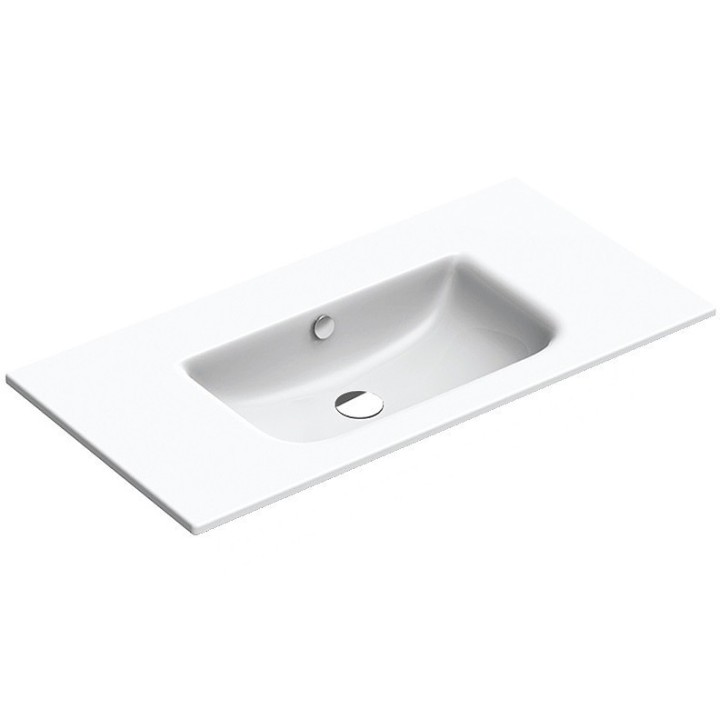 UMYWALKA CATALANO SFERA 80 Z BLATEM CERAMICZNYM 80X50 BIAŁY 180SFN00