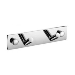 Listwa 2 haczyki skośne 14 cm x 3 cm x 3 cm Stella Dodatki 18.072