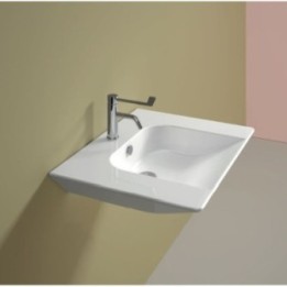 UMYWALKA CATALANO SFERA COMFORT Z PRZELEWEM 70X55 BIAŁY 170HE00