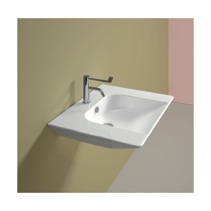 UMYWALKA CATALANO SFERA COMFORT Z PRZELEWEM 70X55 BIAŁY 170HE00