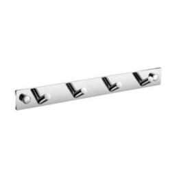 Listwa 4 haczyki skośne 26 cm x 3 cm x 3 cm Stella Dodatki 18.074