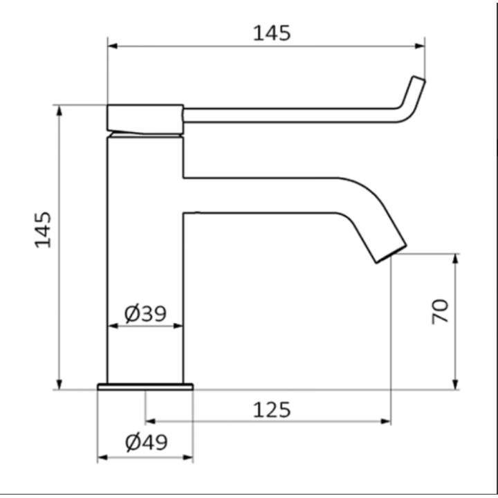 Bateria umywalkowa medyczna GRB Time Male chrom 47569470
