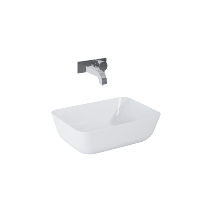 Umywalka nablatowa ELITA RENI 45.5 x 13.5 x 32.5 cm biała 145047