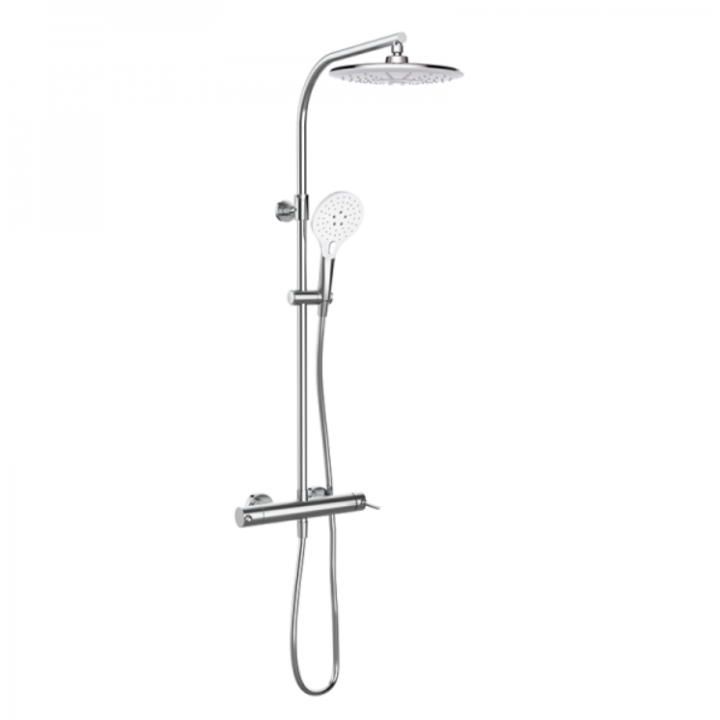 Zestaw natryskowy GRB Time zintegrowany chrom 47499470