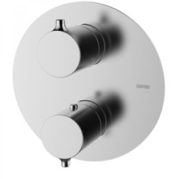 Bateria podtynkowa termostatyczna GRB Time kompletna 3 drożna chrom 47130470