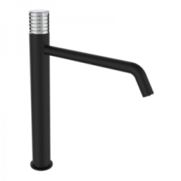 Bateria umywalkowa XXL GRB Aura wylewka 125mm bez korka czarna 75550752
