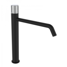 Bateria umywalkowa XXl GRB Aura wylewka 230mm bez korka czarna 75511752